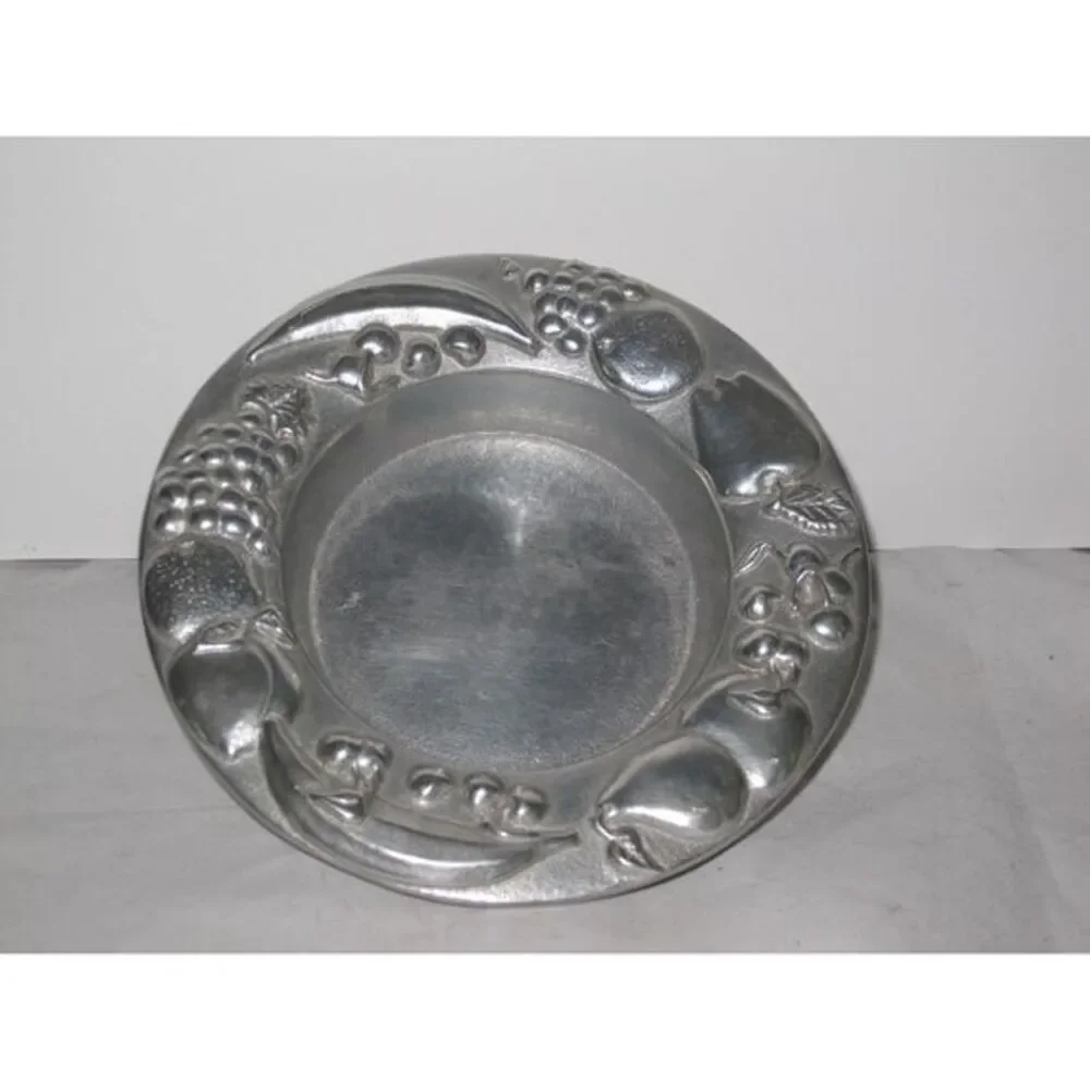 Wilton Armetale Fruit Garden Wine Bottle Coaster‎ USA